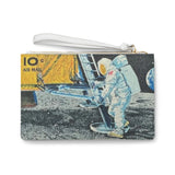 Man on the Moon Clutch Bag