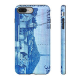Norway Harbor Postage Stamp - Tough Phone Case