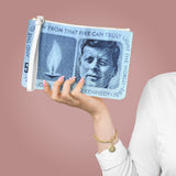 John F Kennedy Clutch Bag