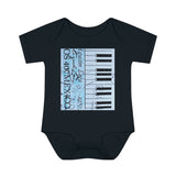 Piano Player Baby Onesie