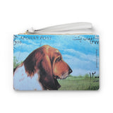 Basset Hound Dog Clutch Bag
