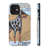 Doberman Dog Tough Phone Case