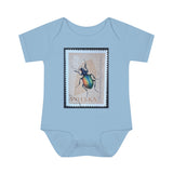 Beetle Stamp Baby Onesie