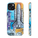Space Rocket Tough Phone Case
