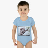 Koala Bear Stamp Baby Onesie