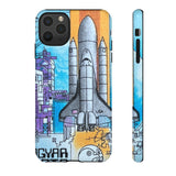 Space Rocket Tough Phone Case