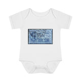 Espresso Blue Baby Onesie