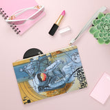 Astronaut in Space Clutch Bag