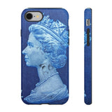 Queen Blue Stamp - Tough Phone Case