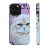 White Persian Cat Tough Phone Case