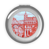 Columbian Castle Compact Travel Mirror