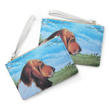 Basset Hound Dog Clutch Bag