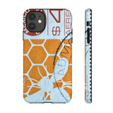 Honey Comb Bee Tough Phone Case