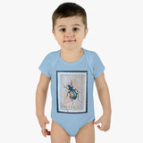 Beetle Stamp Baby Onesie