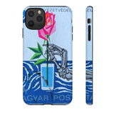 Skeleton Rose Tough Phone Case