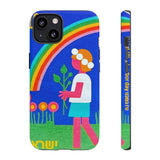 Rainbow Flower Tough Phone Case