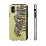 Elephant Herd Tough Phone Case