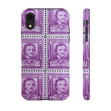 Edgar Allan Poe Stamps Tough Phone Case