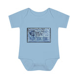 Espresso Blue Baby Onesie