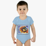Bee on Flower Baby Onesie
