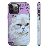White Persian Cat Tough Phone Case