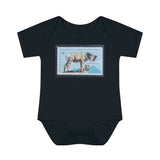 Bighorn Sheep Stamp Baby Onesie