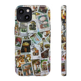 Mushroom Stamps Tough Phone Case