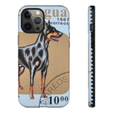 Doberman Dog Tough Phone Case