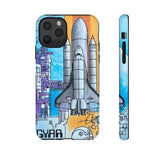 Space Rocket Tough Phone Case
