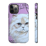 White Persian Cat Tough Phone Case