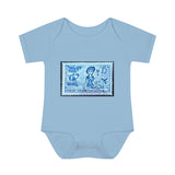 Mermaid Stamp Baby Onesie