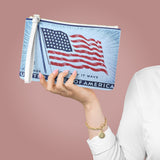 US Flag Clutch Bag