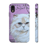 White Persian Cat Tough Phone Case
