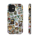 Mushroom Stamps Tough Phone Case