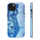 Norway Harbor Postage Stamp - Tough Phone Case