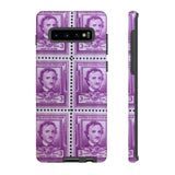 Edgar Allan Poe Stamps Tough Phone Case