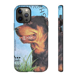 Rottweiler Dog Tough Phone Case
