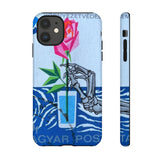 Skeleton Rose Tough Phone Case