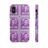 Edgar Allan Poe Stamps Tough Phone Case
