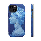 Queen Blue Stamp - Tough Phone Case