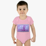 New York City Stamp Baby Onesie