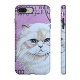 White Persian Cat Tough Phone Case