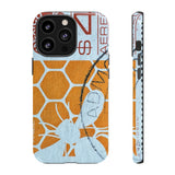 Honey Comb Bee Tough Phone Case