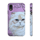 White Persian Cat Tough Phone Case