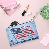 US Flag Clutch Bag