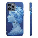 Queen Blue Stamp - Tough Phone Case