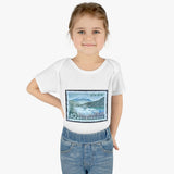 Mountains of Asia Stamp Baby Onesie