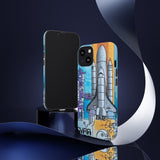 Space Rocket Tough Phone Case