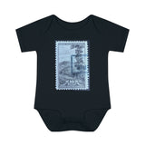 Great Smokey Mountains Stamp Baby Onesie