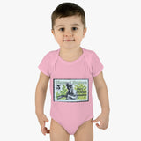Davy Crockett Stamp Baby Onesie